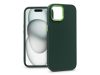 Apple iPhone 15 szilikon hátlap - Frame - zöld Apple iPhone 15 szilikon hátlap - Frame - zöld