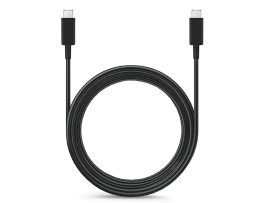 Samsung gyári USB Type-C - USB Type-C adat- és töltőkábel 180 cm-es vezetékkel -5A - EP-DX510JBE - fekete (ECO csomagolás)