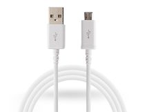   Samsung gyári micro USB adat- és töltőkábel 1,5 m-es vezetékkel - ECB-DU4EWE -  fehér (ECO csomagolás)