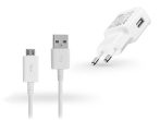   Samsung gyári USB hálózati töltő adapter + micro USB kábel - 10W - EP-TA12EWE + ECB-DU68WE - fehér (ECO csomaglás)