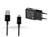 Samsung gyári USB hálózati töltő adapter + micro USB adatkábel - 10W -          EP-TA200EBE + ECB-DU5ABE fekete (ECO csomaglás)