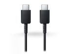   Samsung gyári USB Type-C - USB Type-C adat- és töltőkábel 100 cm-es vezetékkel -EP-DG977BBE - fekete (ECO csomagolás)