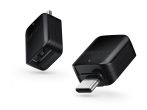   Samsung gyári OTG USB - USB Type-C átalakító adapter - GH96-12331A - fekete - (ECO csomagolás)