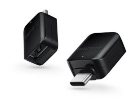 Samsung gyári OTG USB - USB Type-C átalakító adapter - GH96-12331A - fekete - (ECO csomagolás)