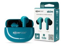   Boompods TWS Bluetooth sztereó headset v5.3 + töltőtok - Boompods Skim Ocean TWS with Charging Case - kék