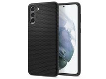   Samsung G996F Galaxy S21+ ütésálló hátlap - Spigen Liquid Air - fekete