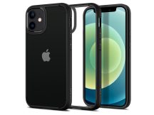   Apple iPhone 12 Mini ütésálló hátlap - Spigen Ultra Hybrid - fekete/átlátszó