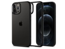   Apple iPhone 12/12 Pro ütésálló hátlap - Spigen Ultra Hybrid - fekete/átlátszó