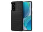 OnePlus 9 ütésálló hátlap - Spigen Liquid Air - fekete