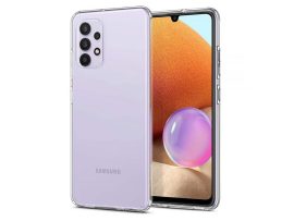 Samsung A325F Galaxy A32 LTE ütésálló hátlap - Spigen Liquid Crystal - átlátszó