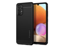   Samsung A725F Galaxy A72 4G/A726B Galaxy A72 5G ütésálló hátlap - Spigen Rugged Armor - fekete