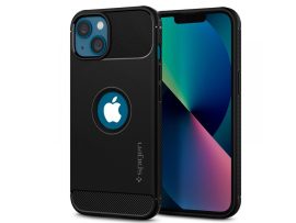 Apple iPhone 13 Mini ütésálló hátlap - Spigen Rugged Armor - fekete