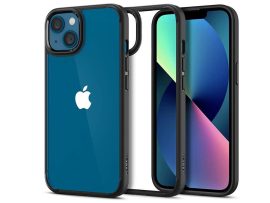 Apple iPhone 13 ütésálló hátlap - Spigen Ultra Hybrid - fekete/átlátszó