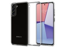   Samsung G990B Galaxy S21 FE 5G ütésálló hátlap - Spigen Liquid Crystal - átlátszó