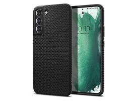 Samsung S906B Galaxy S22+ 5G ütésálló hátlap - Spigen Liquid Air - fekete