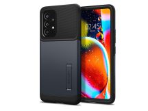   Samsung A536U Galaxy A53 5G ütésálló hátlap - Spigen Slim Armor - fekete/metál