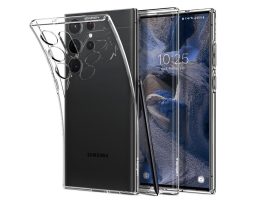 Samsung SM-S918 Galaxy S23 Ultra ütésálló hátlap - Spigen Liquid Crystal -      átlátszó