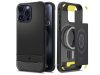 Apple iPhone 15 Pro ütésálló hátlap - Spigen Rugged Armor MagSafe - fekete Apple iPhone 15 Pro ütésálló hátlap - Spigen Rugged Armor MagSafe - fekete