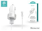   Devia 2xUSB szivargyújtós töltő adapter + USB + Lightning kábel (MFI            engedélyes)- 12W - Devia Smart Dual USB - fehér