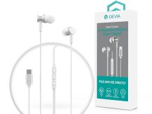   Devia Smart Series M1 Metal In-Ear sztereó fülhallgató - Type-C - ezüst