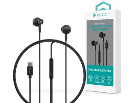 Devia Smart Series M2 Metal In-Ear sztereó fülhallgató - Type-C - fekete