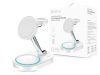Devia Extreme Speed Series 15W Qi 3 In 1 vezeték nélküli töltő Smartphone/iWatch/Airpods - fehér Devia Extreme Speed Series 15W Qi 3 In 1 vezeték nélküli töltő Smartphone/iWatch/Airpods - fehér