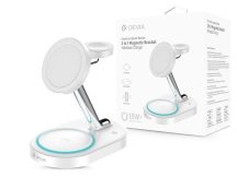   Devia Extreme Speed Series 15W Qi 3 In 1 vezeték nélküli töltő                  Smartphone/iWatch/Airpods - fehér