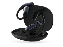 Devia OWS Ultra1 Open Bluetooth sztereó headset - fekete