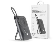   Devia Extreme Speed Series Magnetic 4in1 22.5W powerbank/állvány - Type-C -     10.000 mAh - szürke