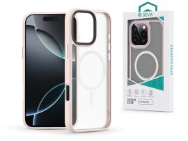 Devia Pino Series Magnetic ütésálló tok - Apple iPhone 16 Pro - pink