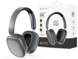Devia EarBass Pro2 ANC Bluetooth sztereó fejhallgató beépített mikrofonnal -    szürke