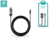   Devia USB Type-C - HDMI kábel 2 m-es vezetékkel - Devia Storm Series HDMI Cable - fekete