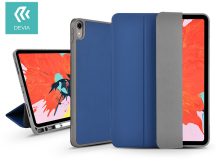   Apple iPad Pro 11 (2018)/iPad Air (2020) tablet tok (Smart Case) Apple Pencil   tartóval - Devia Leather Case V2 - blue