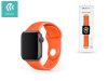 Apple Watch lyukacsos sport szíj - Devia Deluxe Series Sport Band - 38/40/41 mm - narancs