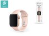 Apple Watch lyukacsos sport szíj - Devia Deluxe Series Sport Band - 38/40/41 mm - rózsaszín