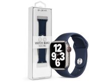   Apple Watch lyukacsos sport szíj - Devia Deluxe Series Sport Band - 42/44/45/49 mm - sötétkék