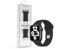   Apple Watch lyukacsos sport szíj - Devia Deluxe Series Sport Band - 42/44/45/49 mm - fekete