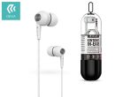   Devia sztereó felvevős fülhallgató - 3,5 mm jack - Devia Kintone V2 In-Ear WiredEarphones - fehér