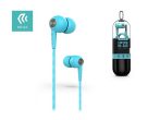   Devia sztereó felvevős fülhallgató - 3,5 mm jack - Devia Kintone V2 In-Ear WiredEarphones - kék