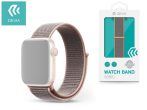   Apple Watch szövet sport szíj - Devia Deluxe Series Sport3 Band - 38/40/41 mm - pink sand