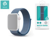   Apple Watch szövet sport szíj - Devia Deluxe Series Sport3 Band - 42/44/45/49 mm- cod blue