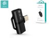 Devia lightning + lightning adapter egyidőben történő töltéshez és              zenehallgatáshoz - Devia Smart Series Adapter Lightning to Dual Lightning -     fekete