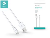   Devia USB - micro USB adat- és töltőkábel 1 m-es vezetékkel - Devia Kintone     Cable for Android - fehér