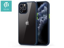   Apple iPhone 12 Pro Max ütésálló hátlap - Devia Shark Series Shockproof Case -  kék/átlátszó