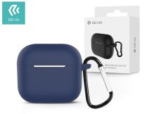   Devia szilikon tok AirPods3 fülhallgatóhoz - Devia Naked Silicone Case Suit for AirPods3 - sötétkék