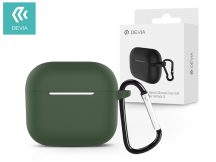   Devia szilikon tok AirPods3 fülhallgatóhoz - Devia Naked Silicone Case Suit for AirPods3 - zöld