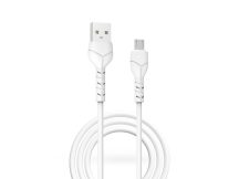   Devia USB - micro USB adat- és töltőkábel 1 m-es vezetékkel - Devia Kintone     Cable V2 Series for Micro USB - 5V/2.1A - fehér - ECO csomagolás