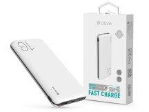   Devia hordozható külső akkumulátor / power bank - 10.000 mAh - Devia Smart      Series 22.5W Full Compatible - USB + Type-C + microUSB + PD - fehér