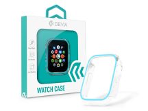   Apple Watch szilikon védőtok - Devia Luminous Series Shockproof Case For iWatch - 41 mm - kék