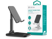   Devia asztali telefon/tablet tartó - Devia Desktop Folding Stand ForPhone -     fekete